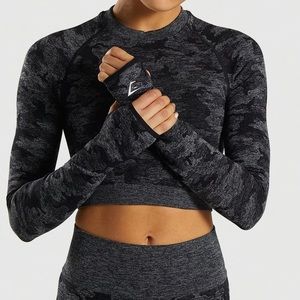 Gymshark Camo Crop Top